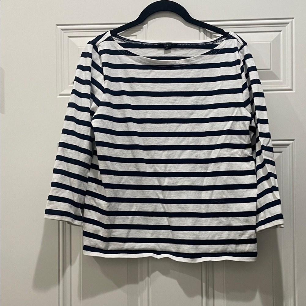 J. Crew Classic Striped Long Sleeve Top